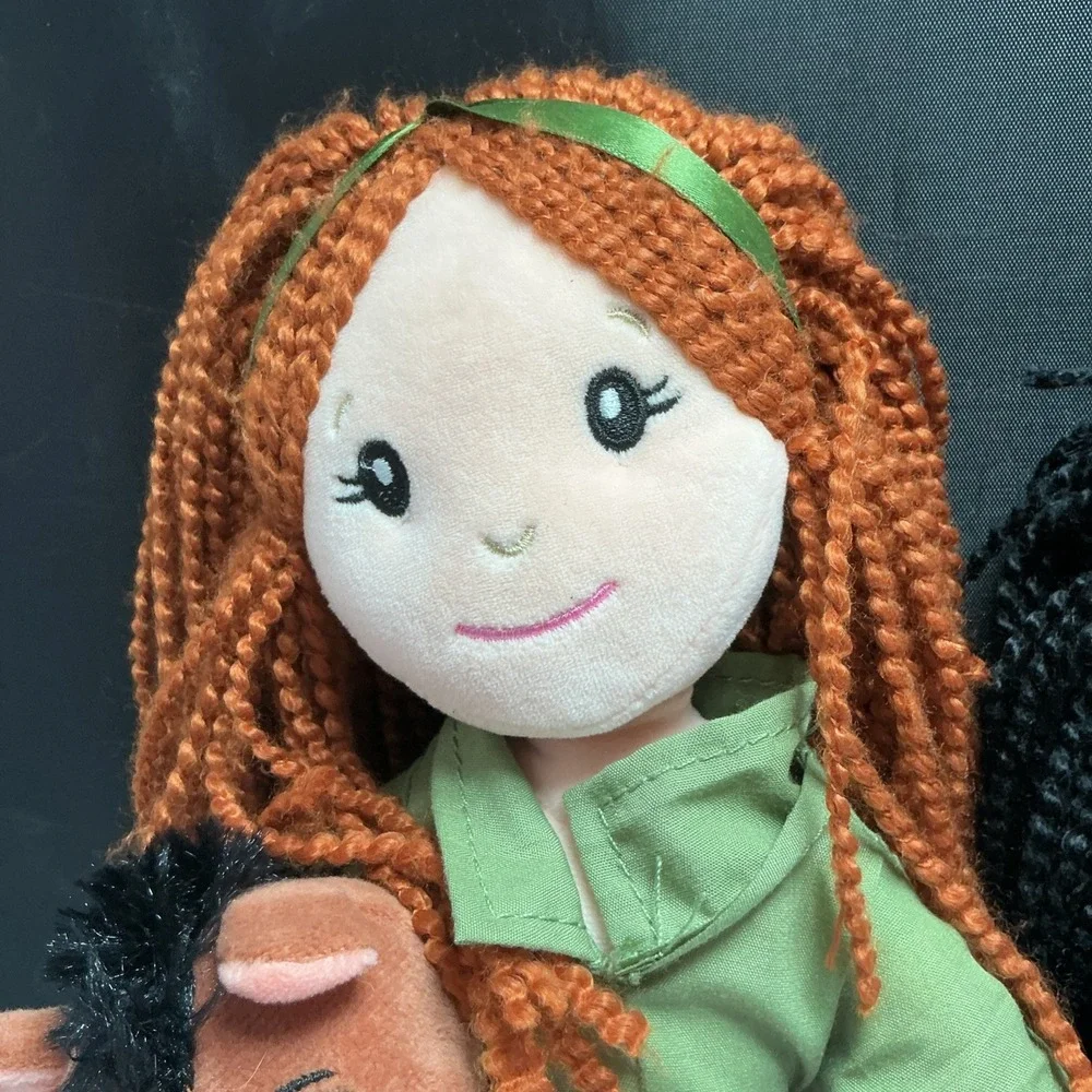 Lot of 3 The Petting Zoo Plush Rag Dolls Mermaid Zookeeper 16" Stuffed Toys - Picture 2 of 11
